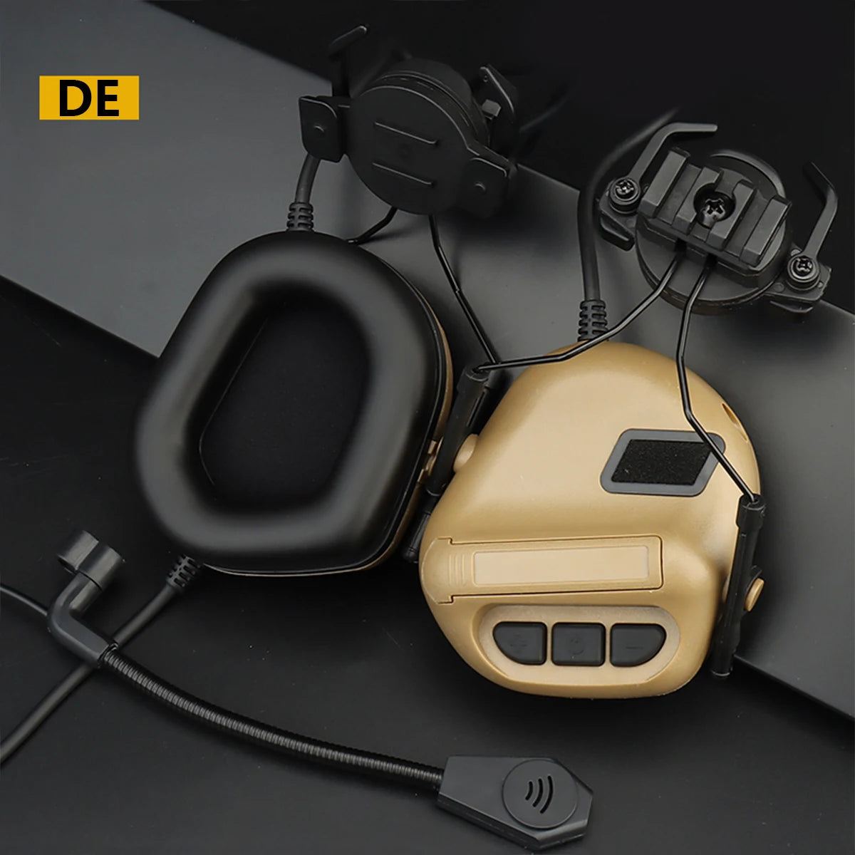 Tactical Hunting Shooting Headsets Outdoor Hunting Helmet High Quality Earmuff Airsoft Paintball Headset CS Wargame Headphone
