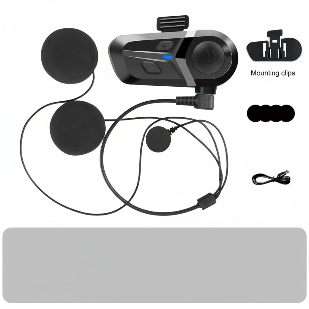 Bluetooth 5.3 Wireless Motorcycle Helmet Headset Hands-free Call Phone Motorcycle Waterproof Earphone Music Player Moto Helmet