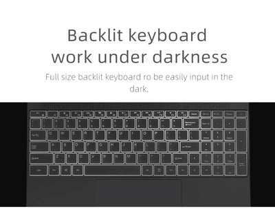 Laptop 15.6 Inch IPS Screen 16GB RAM Intel 11th N5095 Business Netbook Windows 10 11 Pro Gaming Office Notebook Pc Portable