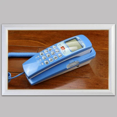 Corded Phone Landline Telephone With FSK / DTMF Caller ID,Ringtone Adjustment,Support Callback for Home Office telefono fijo