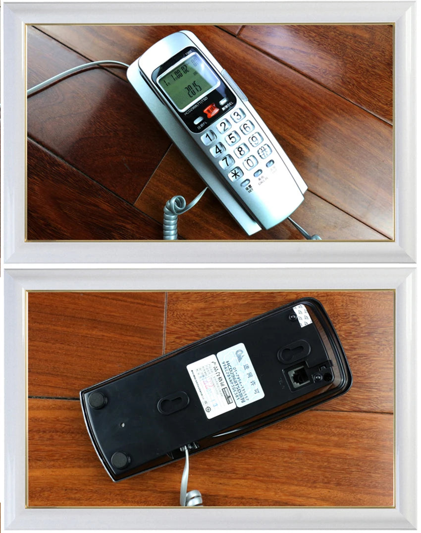 Corded Phone Landline Telephone With FSK / DTMF Caller ID,Ringtone Adjustment,Support Callback for Home Office telefono fijo
