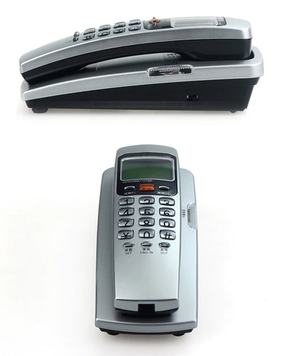 Corded Phone Landline Telephone With FSK / DTMF Caller ID,Ringtone Adjustment,Support Callback for Home Office telefono fijo