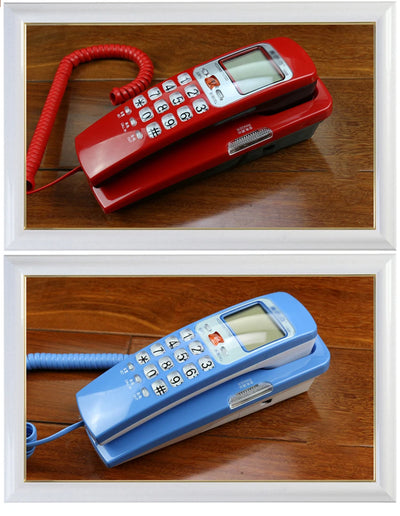 Corded Phone Landline Telephone With FSK / DTMF Caller ID,Ringtone Adjustment,Support Callback for Home Office telefono fijo