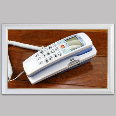 Corded Phone Landline Telephone With FSK / DTMF Caller ID,Ringtone Adjustment,Support Callback for Home Office telefono fijo