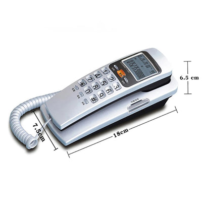 Corded Phone Landline Telephone With FSK / DTMF Caller ID,Ringtone Adjustment,Support Callback for Home Office telefono fijo