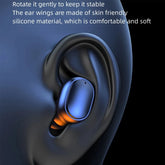 TWS Wireless Headphones Stereo HiFi Earpiece With Microphone Bluetooth Earphone Noise Cancle Earbuds For Xiaomi Samsung Phone