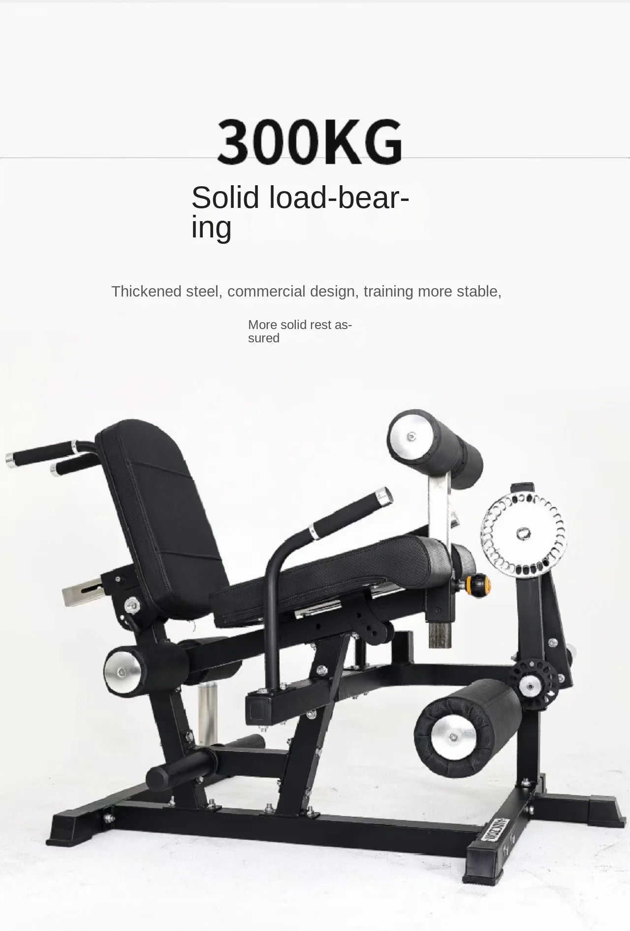 Multi-functional leg, waist & ab gym training bench.