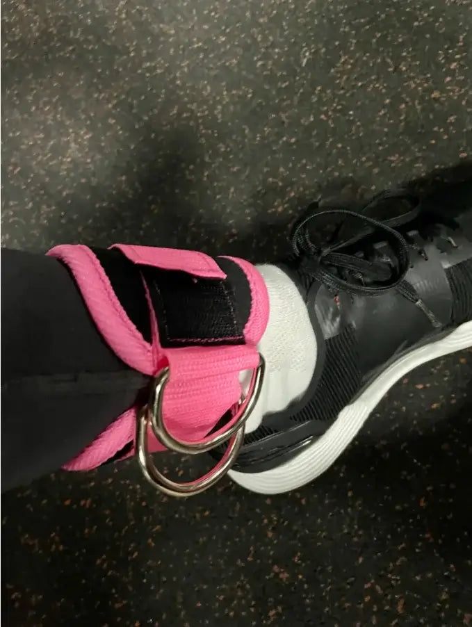 Cable Ankle Straps with Double D-Ring