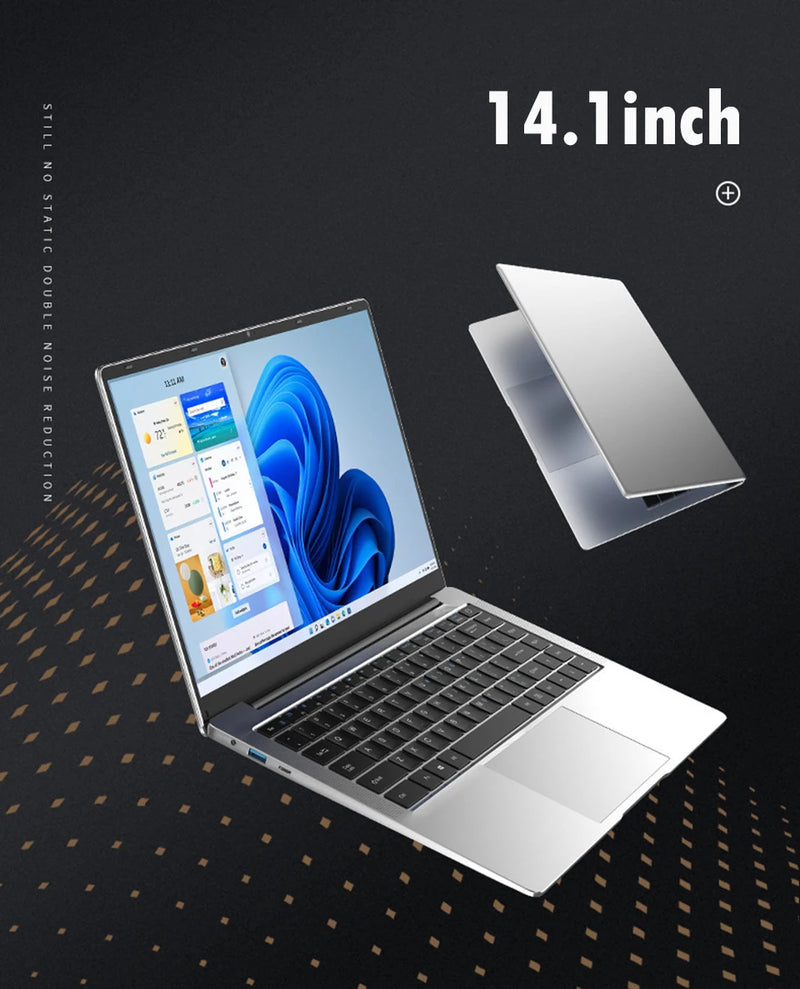 laptop 14.1 Inch Windows 11 Intel Celeron N3700 Netbook 1920*1080 Portable Notebook Intel 12GB RAM 1TB 2TB SSD Computer laptops