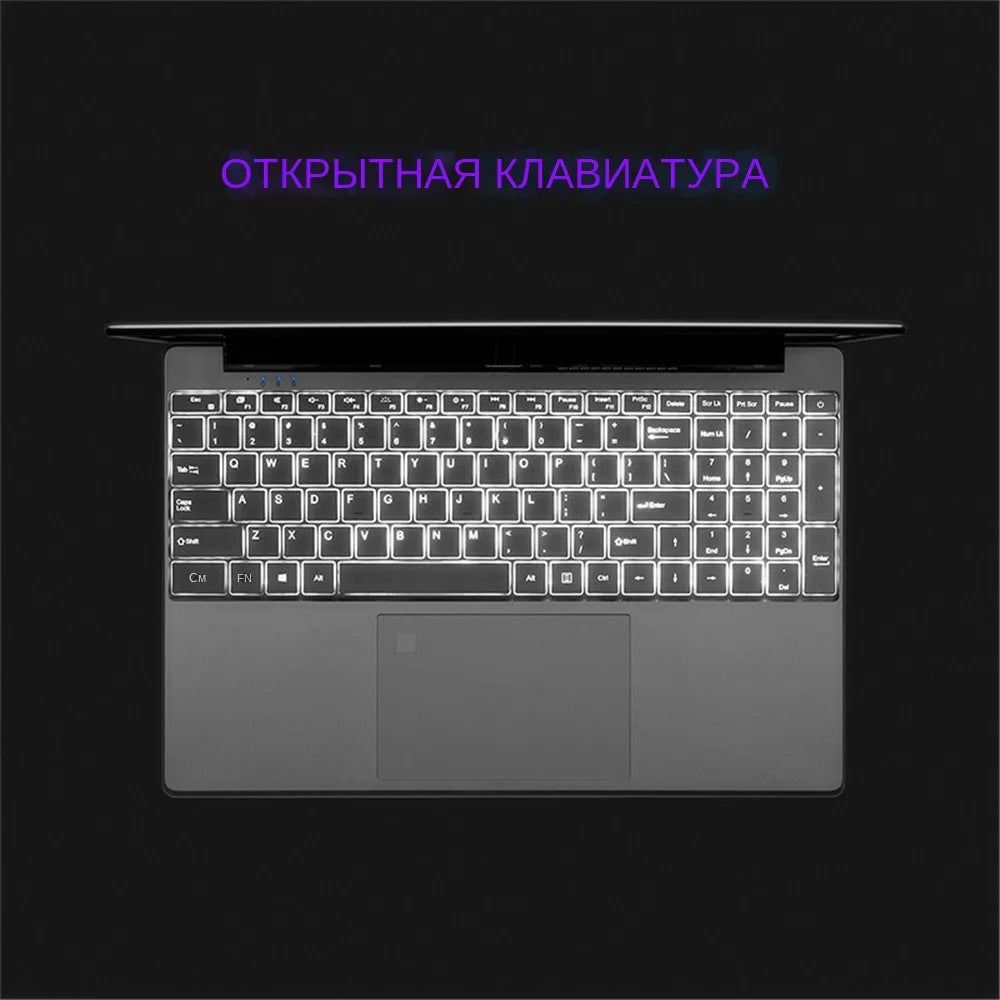 Laptop 15.6 Inch IPS Screen 16GB RAM Intel 11th N5095 Business Netbook Windows 10 11 Pro Gaming Office Notebook Pc Portable