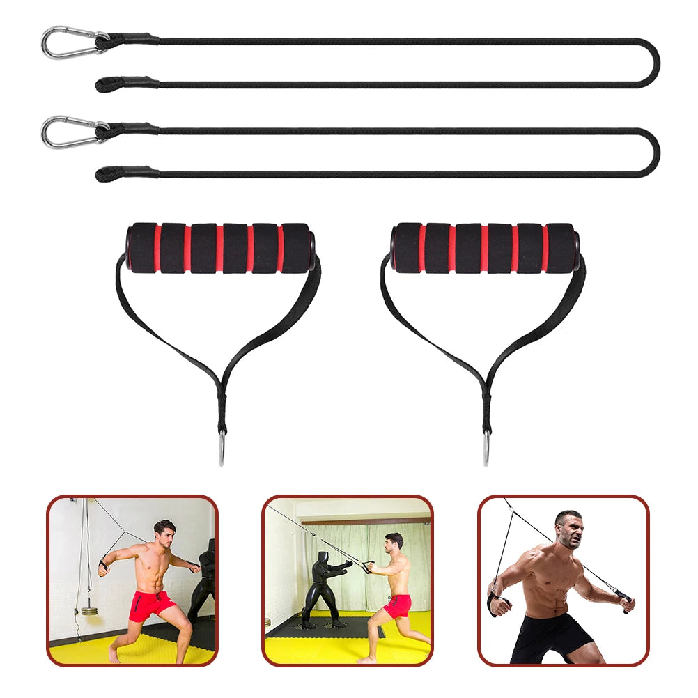 Fitness Exercise Equipment Muscle Pull Rope Durable Materials Arm Strength Training Eva Gym Abdominal Home Outdoor