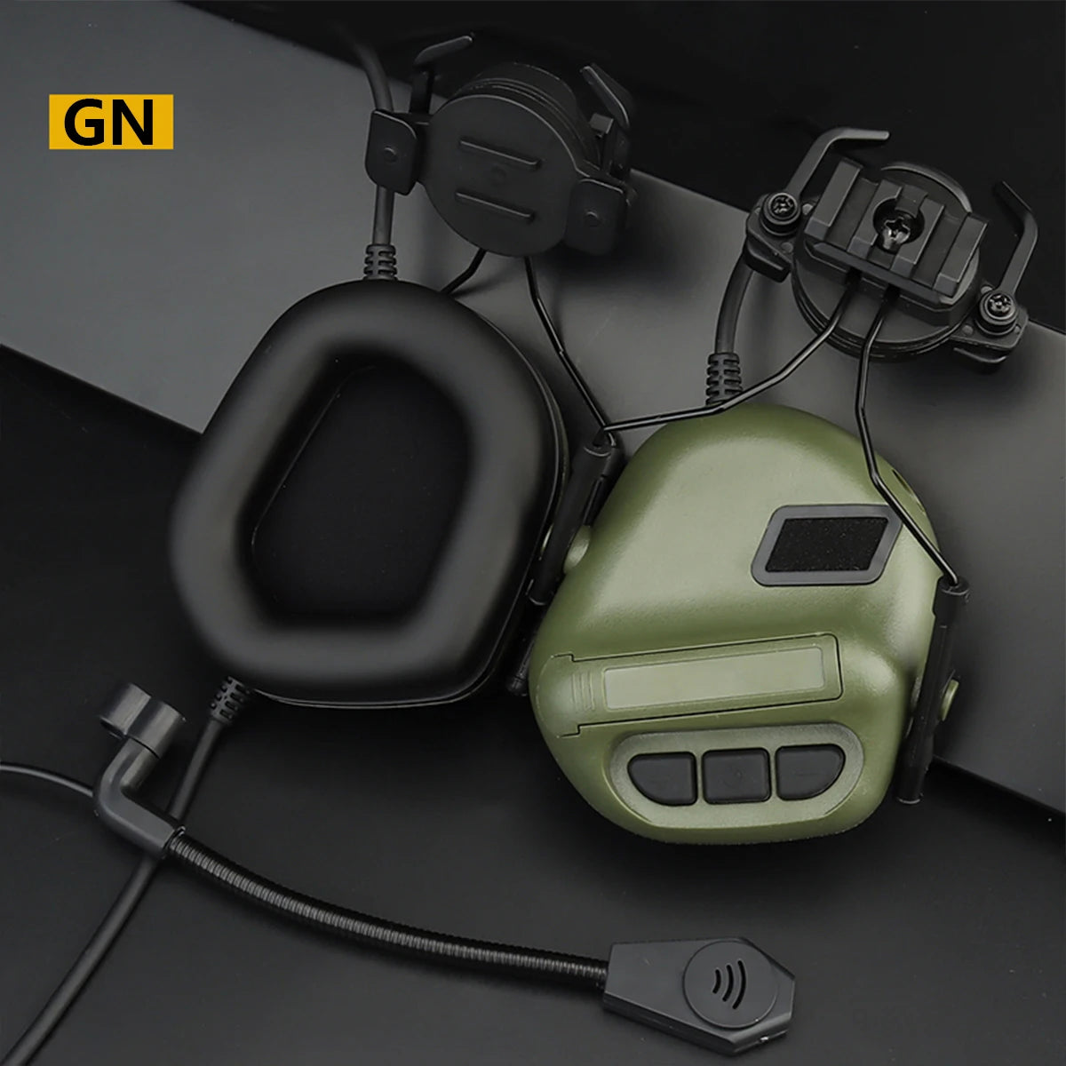 Tactical Hunting Shooting Headsets Outdoor Hunting Helmet High Quality Earmuff Airsoft Paintball Headset CS Wargame Headphone