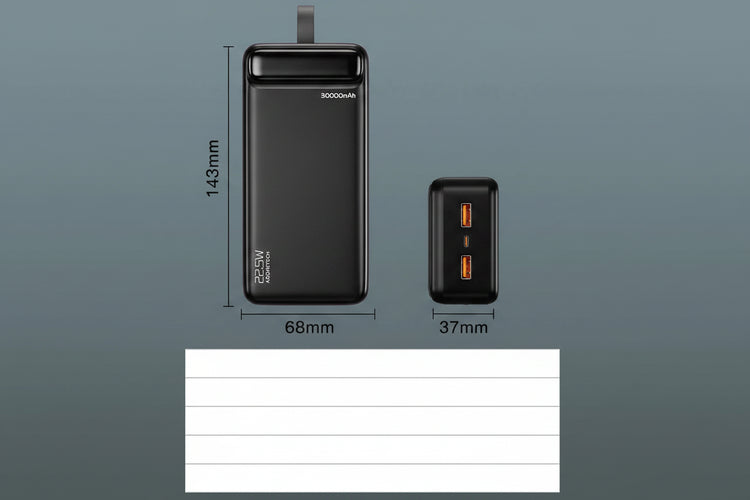 Power Bank 30000 mAh Portable Charger Poverbank Fast Charging Powerbank 10000 20000mAh External Battery For iPhone 13 12 Xiaomi