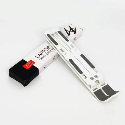 Laptop stand, seven adjustable levels, foldable laptop desktop heightening and cooling tablet support stand