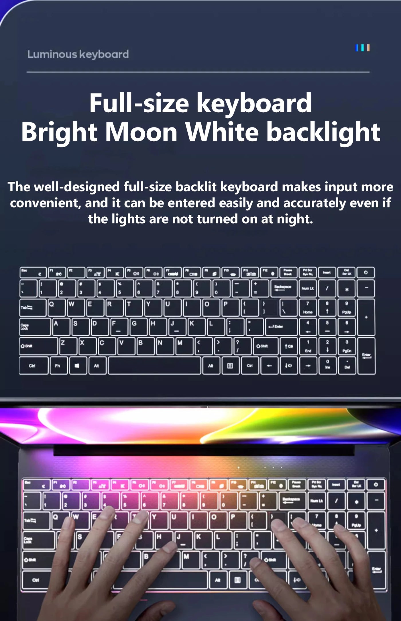 Laptop 15.6 Inch IPS Screen 16GB RAM Intel 11th N5095 Business Netbook Windows 10 11 Pro Gaming Office Notebook Pc Portable