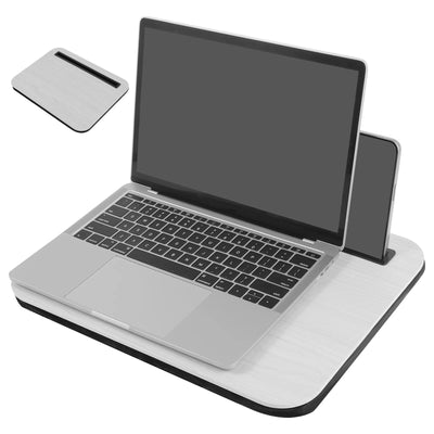 Lap Desk with Tablet Slot Portable Lap Laptop Desk Lightweight Stable Laptop Desk Tray Lap for Working in Bed