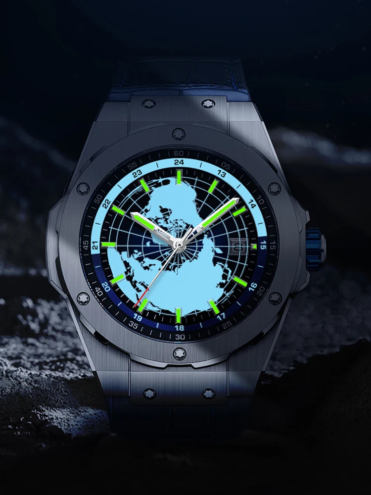WM Watch High Quality End Luxury Men Watches reloj hombre Business Automatic Mechanical Welly Merck Wrist Watches For Man WM124