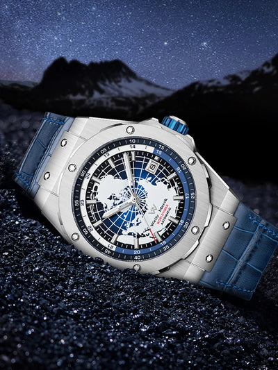 WM Watch High Quality End Luxury Men Watches reloj hombre Business Automatic Mechanical Welly Merck Wrist Watches For Man WM124