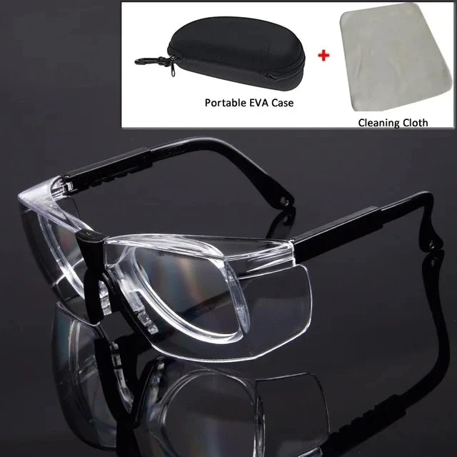 High Quality Work Safety Goggles Optical Lens Frame Anti-Splash Dust Proof Protective Glasses Research Cycling Eyes Protector