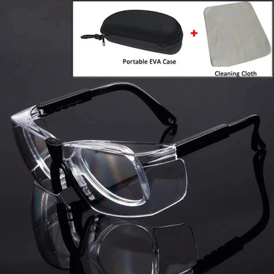 High Quality Work Safety Goggles Optical Lens Frame Anti-Splash Dust Proof Protective Glasses Research Cycling Eyes Protector