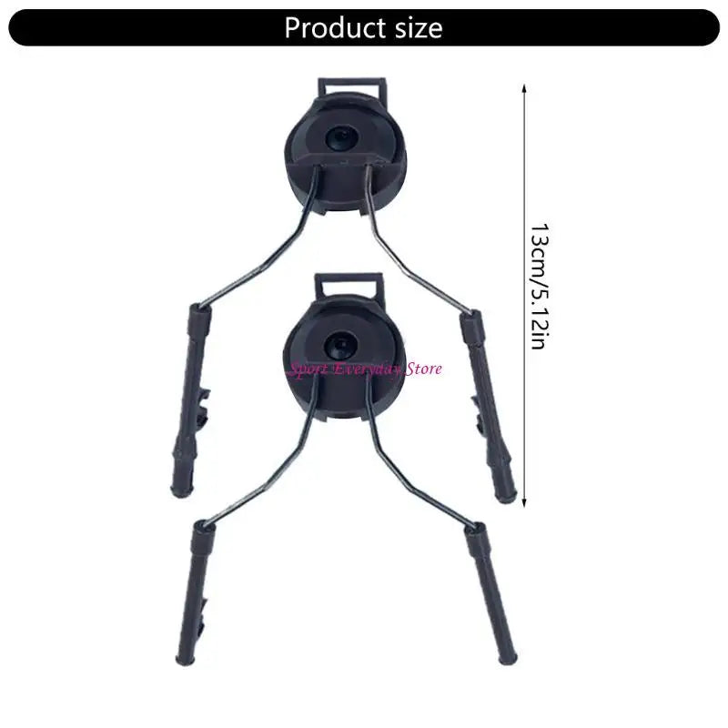 Tactically Headset Bracket Rotating Headset Earmuffs Side Suspension Support Helmets Accessories Easy to Use JOME