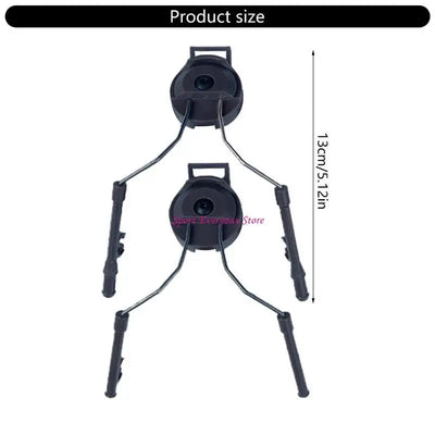 Tactically Headset Bracket Rotating Headset Earmuffs Side Suspension Support Helmets Accessories Easy to Use JOME