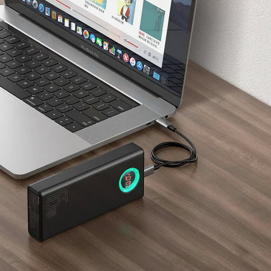 Baseus Power Bank 30000mAh 65W PD3.0 Quick Charging 3.0 FCP SCP Portable External For iPhone 14 12 13 Laptop Tablet Power bank