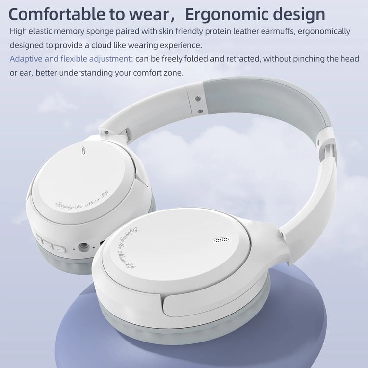 Headset Over-Ear Hood Wireless Bluetooth Earphones 5.3 Gaming Sports Earphone bluetooth Music Headphone High Fidelity Foldable