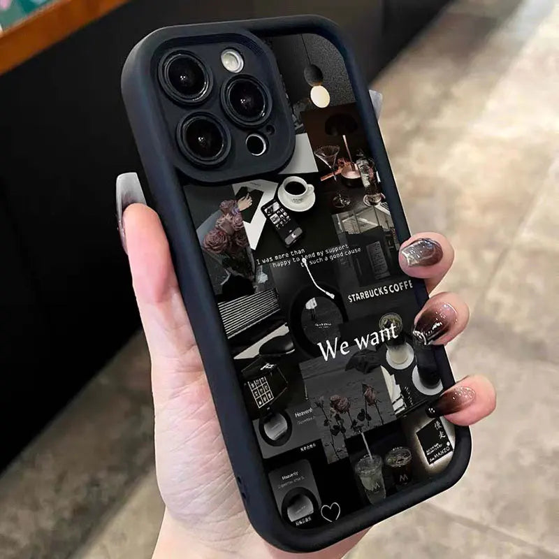 For Funda iphone 16 15 14 13 12 11 Pro 15Pro 16Pro Max mini Plus X XS Max XR SE 2020 2022 7 8 iphone15 Apple Phone Case Cover