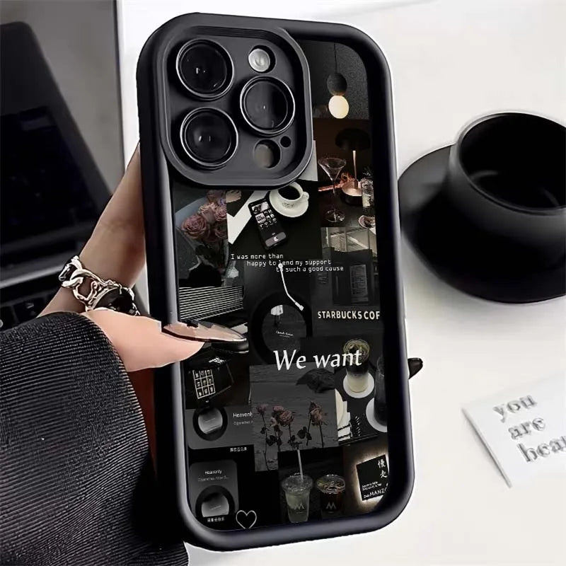 For Funda iphone 16 15 14 13 12 11 Pro 15Pro 16Pro Max mini Plus X XS Max XR SE 2020 2022 7 8 iphone15 Apple Phone Case Cover