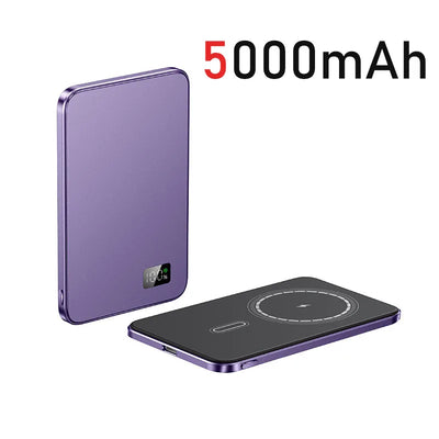 Wireless Magnetic Power Bank 10000mAh External Battery Mini PowerBank With Digital For Magsafe iPhone 15 14 13 12 11 Poverbank