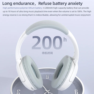 Headset Over-Ear Hood Wireless Bluetooth Earphones 5.3 Gaming Sports Earphone bluetooth Music Headphone High Fidelity Foldable