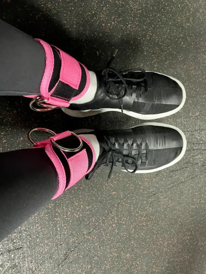 Cable Ankle Straps with Double D-Ring
