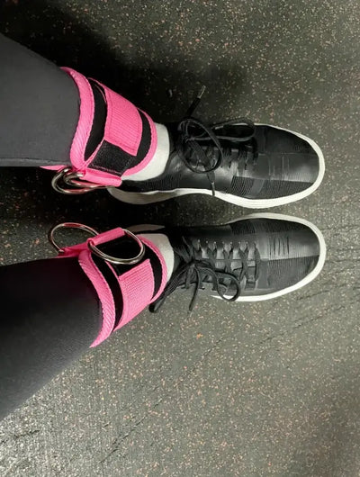 Cable Ankle Straps with Double D-Ring