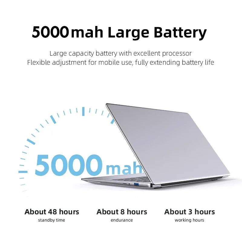 2025NEW Laptop Windows 11 Notebook computer14.1" Intel Core i7 7500U 12GB RAM 512GB/1TB SSD 1920*1080P Office Study PC computer