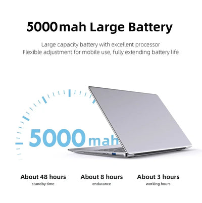 Laptop Computer 14.1" 12GB RAM 1TB 2TB SSD Windows 11 Notebook Office Learn Recreation Entertainment Portable Laptops