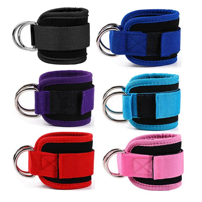 Cable Ankle Straps with Double D-Ring
