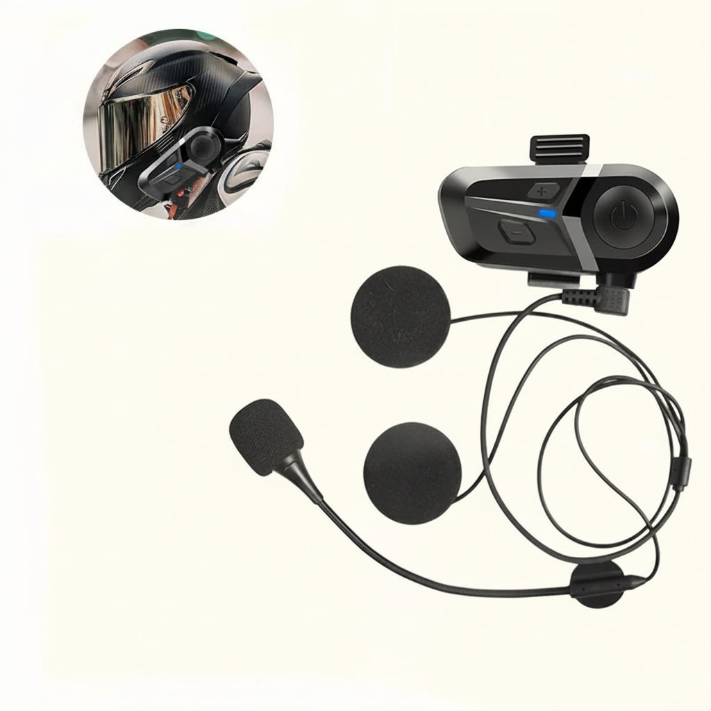 Motorcycle Earphones Helmet Headset Bluetooth 5.3 Headphones Wireless Motor Headset Bike Earphone Handsfree Stereo Earbud