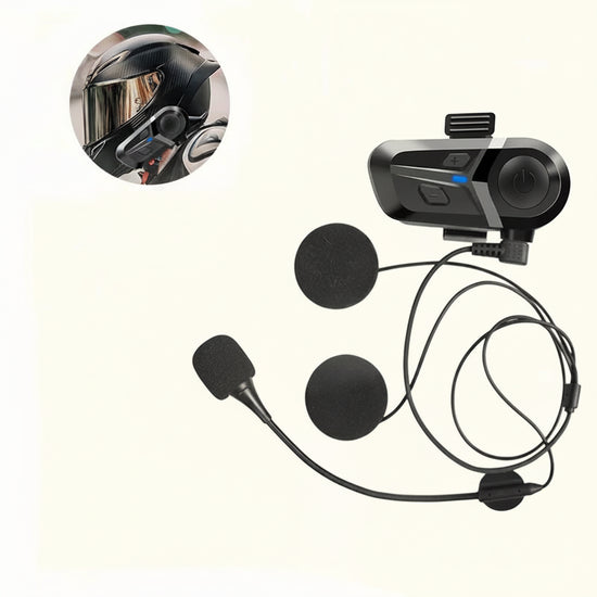 Motorcycle Earphones Helmet Headset Bluetooth 5.3 Headphones Wireless Motor Headset Bike Earphone Handsfree Stereo Earbud