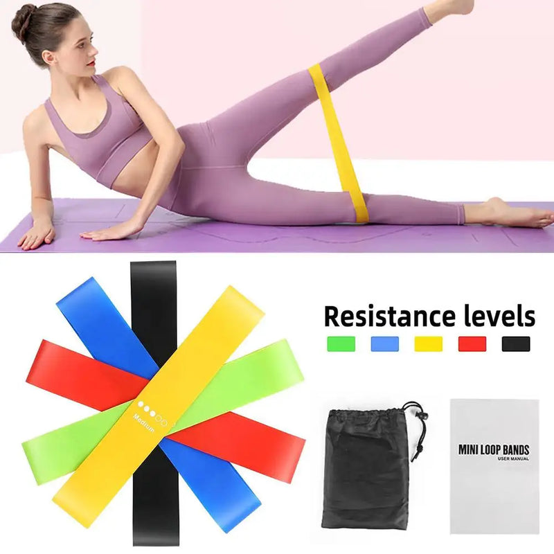 Fitness Workout Equipment Rubber Resistance Bands