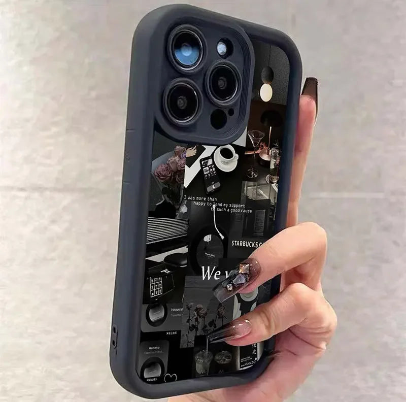 For Funda iphone 16 15 14 13 12 11 Pro 15Pro 16Pro Max mini Plus X XS Max XR SE 2020 2022 7 8 iphone15 Apple Phone Case Cover