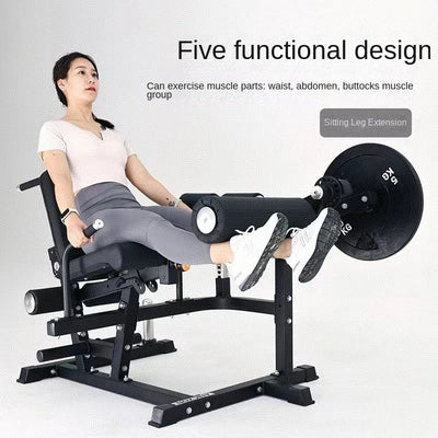 Multi-functional leg, waist & ab gym training bench.