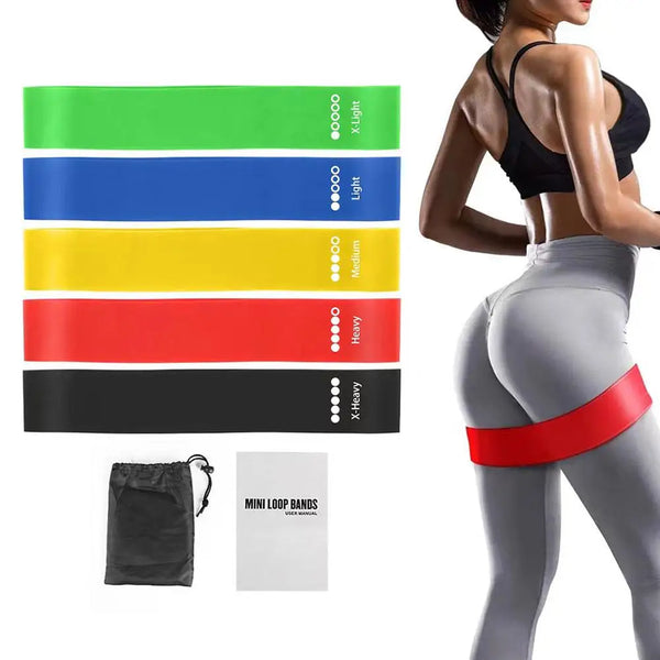 Fitness Workout Equipment Rubber Resistance Bands