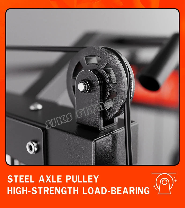 Home & gym gantry trainer with squat and fly station.