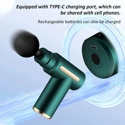 FlexGun Mini – Pistola de Masaje Recargable Portátil