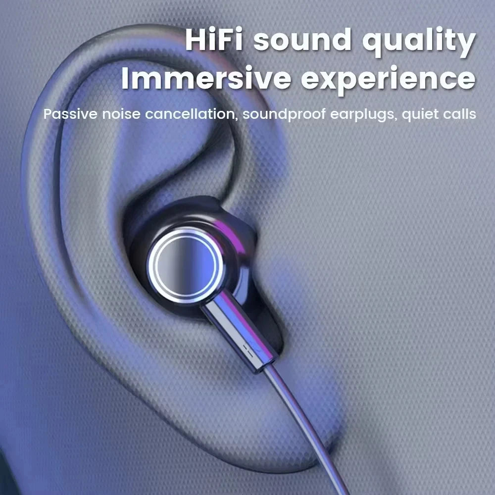 Wireless Headset 5.3 Neck Strap Headset Gaming LED display Stereo Sports headset with magnetic earbuds