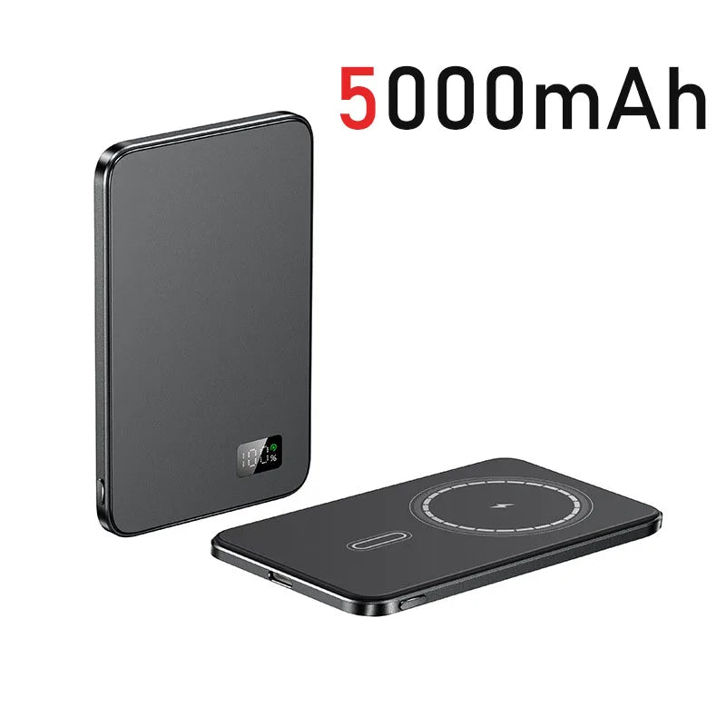 Wireless Magnetic Power Bank 10000mAh External Battery Mini PowerBank With Digital For Magsafe iPhone 15 14 13 12 11 Poverbank