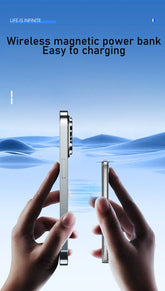 Wireless Magnetic Power Bank 10000mAh External Battery Mini PowerBank With Digital For Magsafe iPhone 15 14 13 12 11 Poverbank