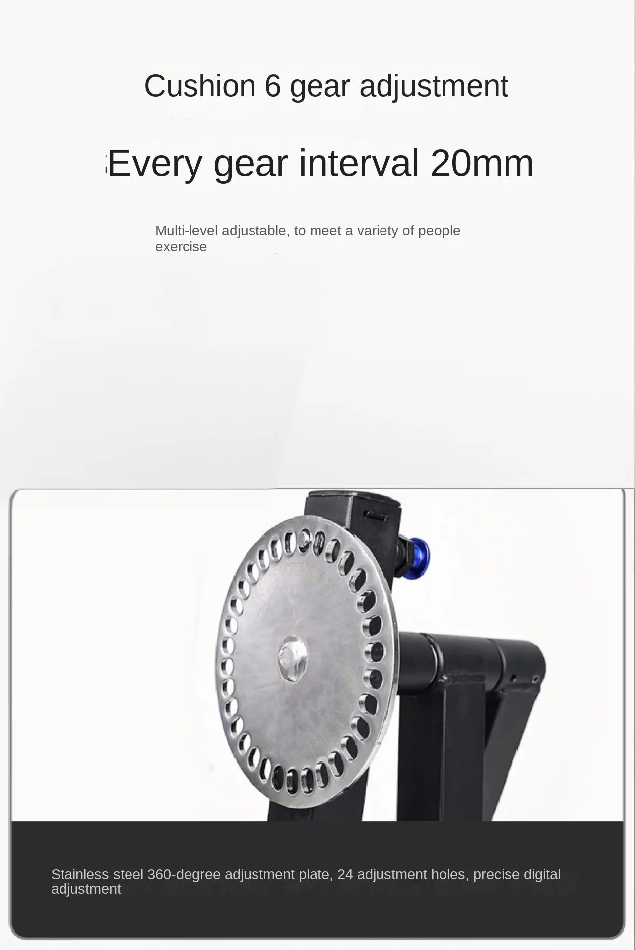 Multi-functional leg, waist & ab gym training bench.