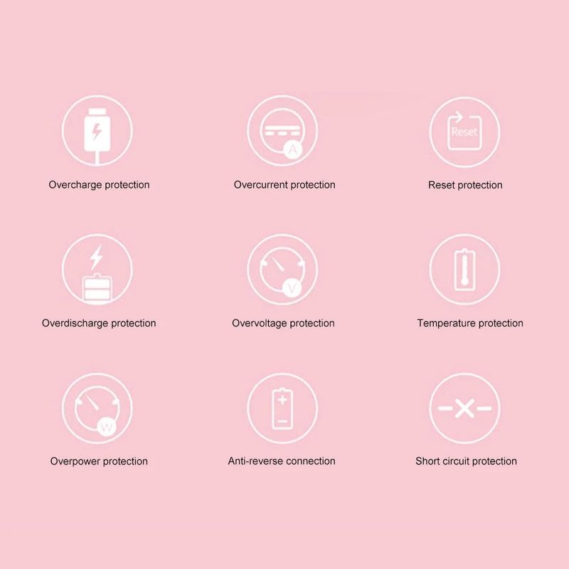 Powerful Power Bank 10000mAh 20000mAh 5V2A Power Bank External Battery Pack for Heating Vest Jackets Scarves Socks Gloves